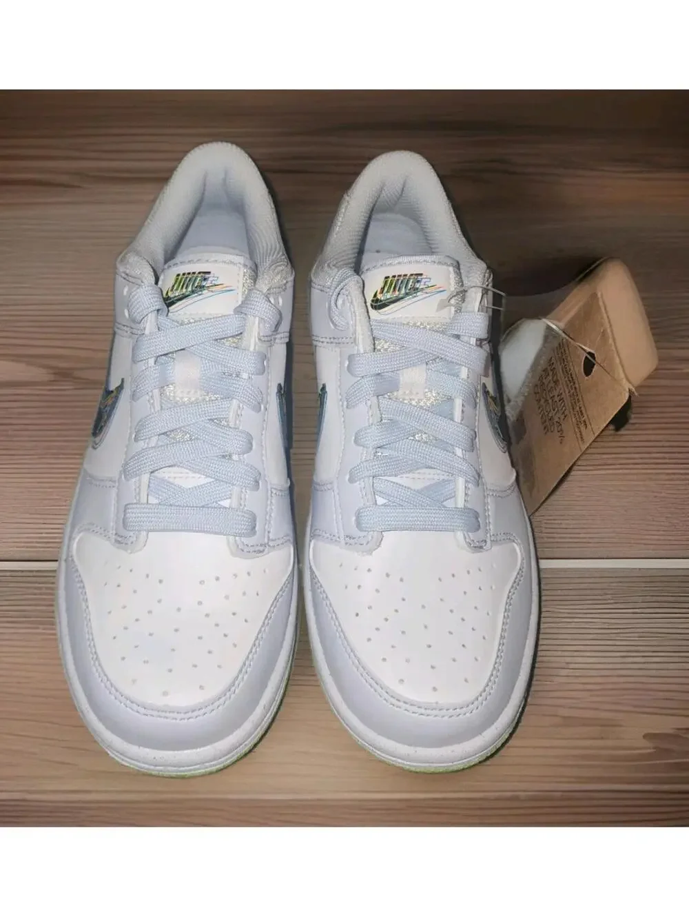 Nike Dunk Low 3D Swoosh Grey (GS) Size 5y